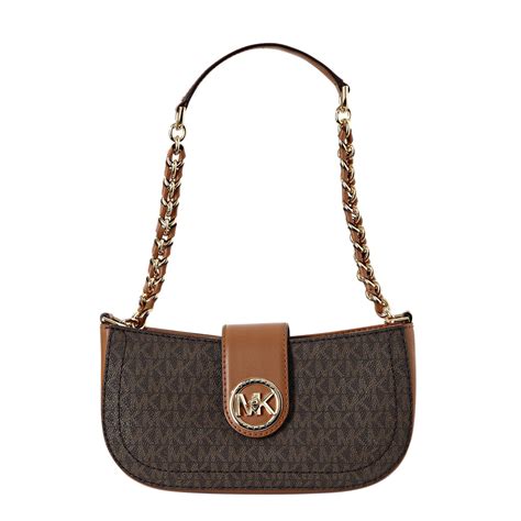 michael kors schoudertas beige|Michael Kors hobo.